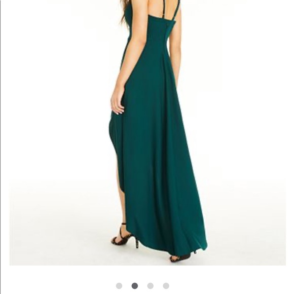 Green high-low dress - Picture 4 of 7